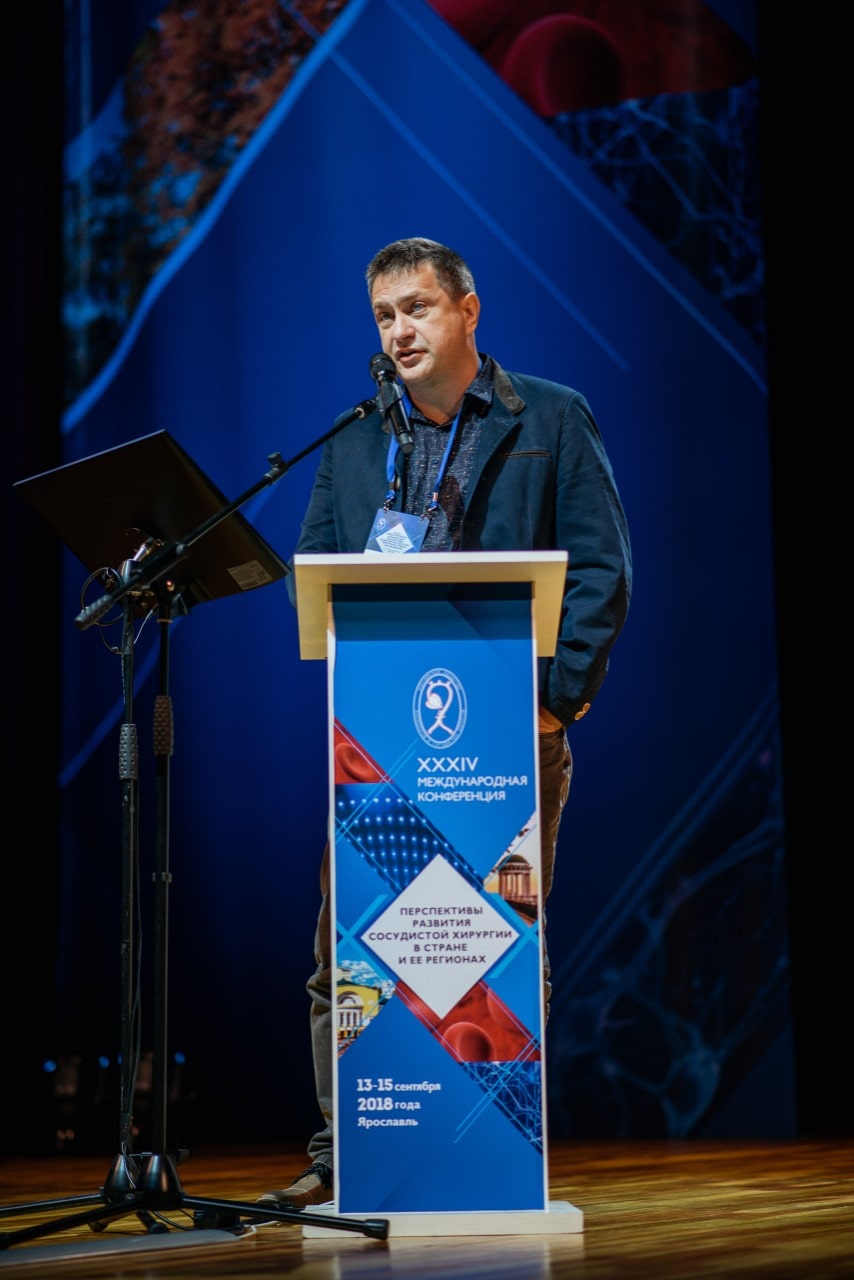 Выступление ведущего сосудистого хирурга Калитко Игоря Михайловича